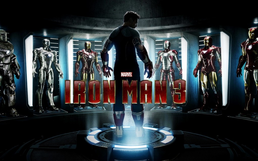 Iron Man in his closet